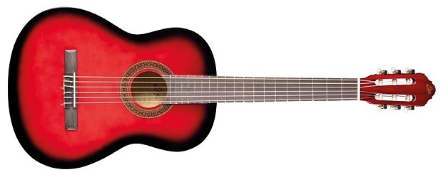 chitarra classica eko cs-10 rossa 4/4 corpo tiglio