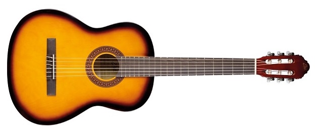 chitarra classica eko cs-10 sunburst 4/4 corpo tiglio