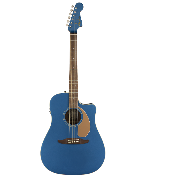 Chitarra acustica elettrificata Fender Redondo Belmont Blue