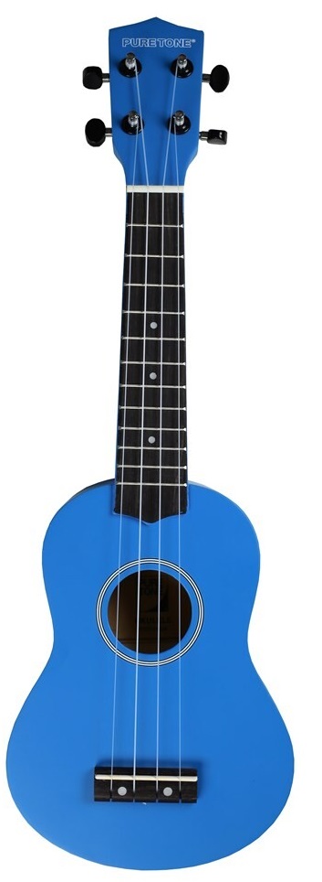 ukulele soprano puretone blu borsa