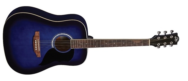 chitarra acustica eko ranger blu