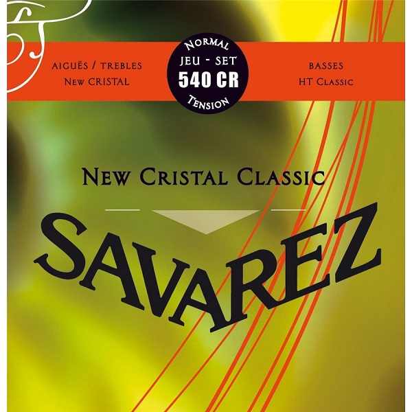 muta chitarra classica savarez 540cr new crystal nylon tensione normale